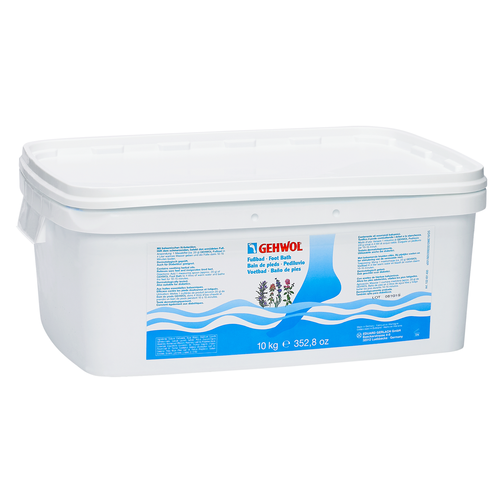 Gehwol jalavann<span> - </span>10kg