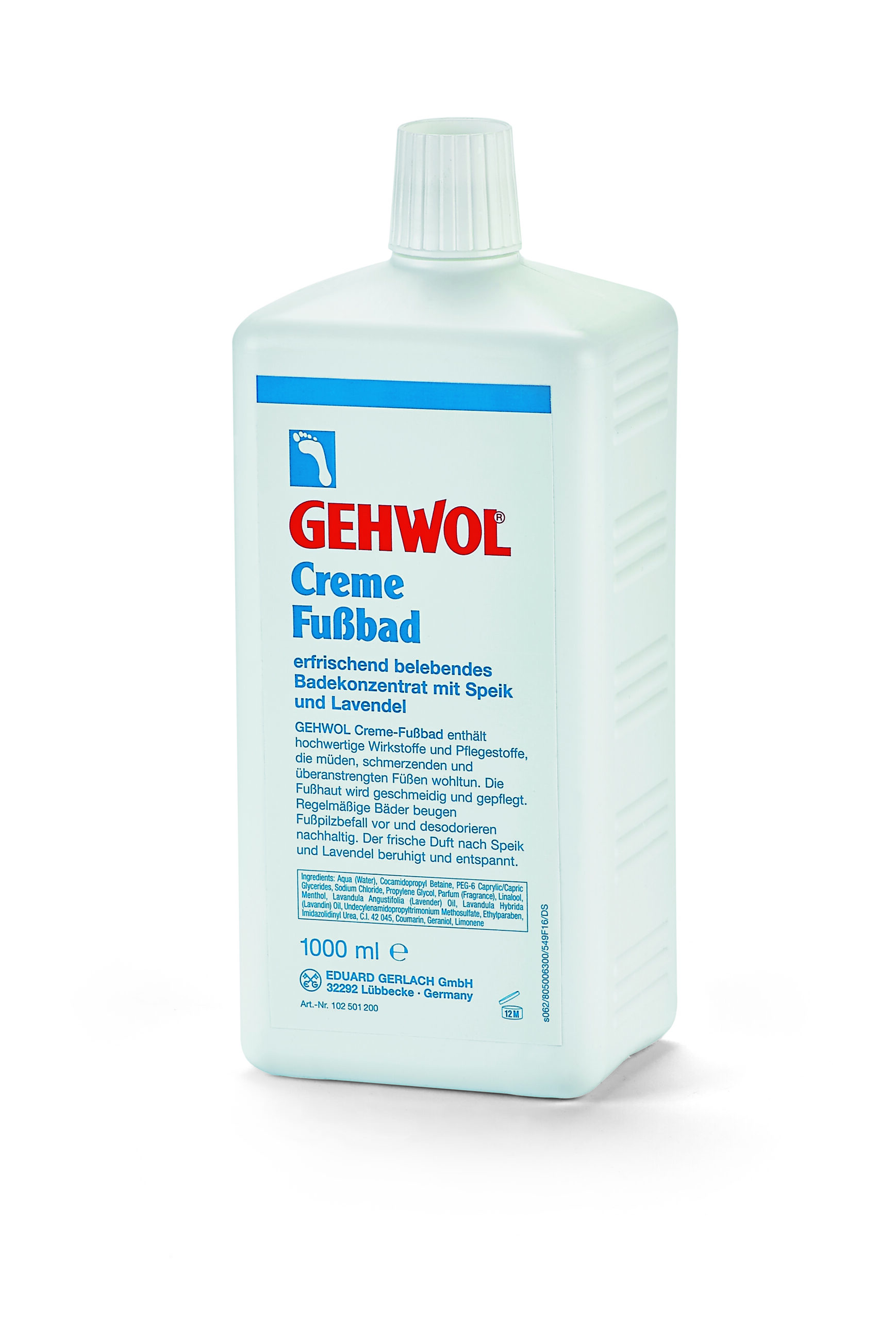 Gehwol kreemjas jalavann<span> - </span>1000ml