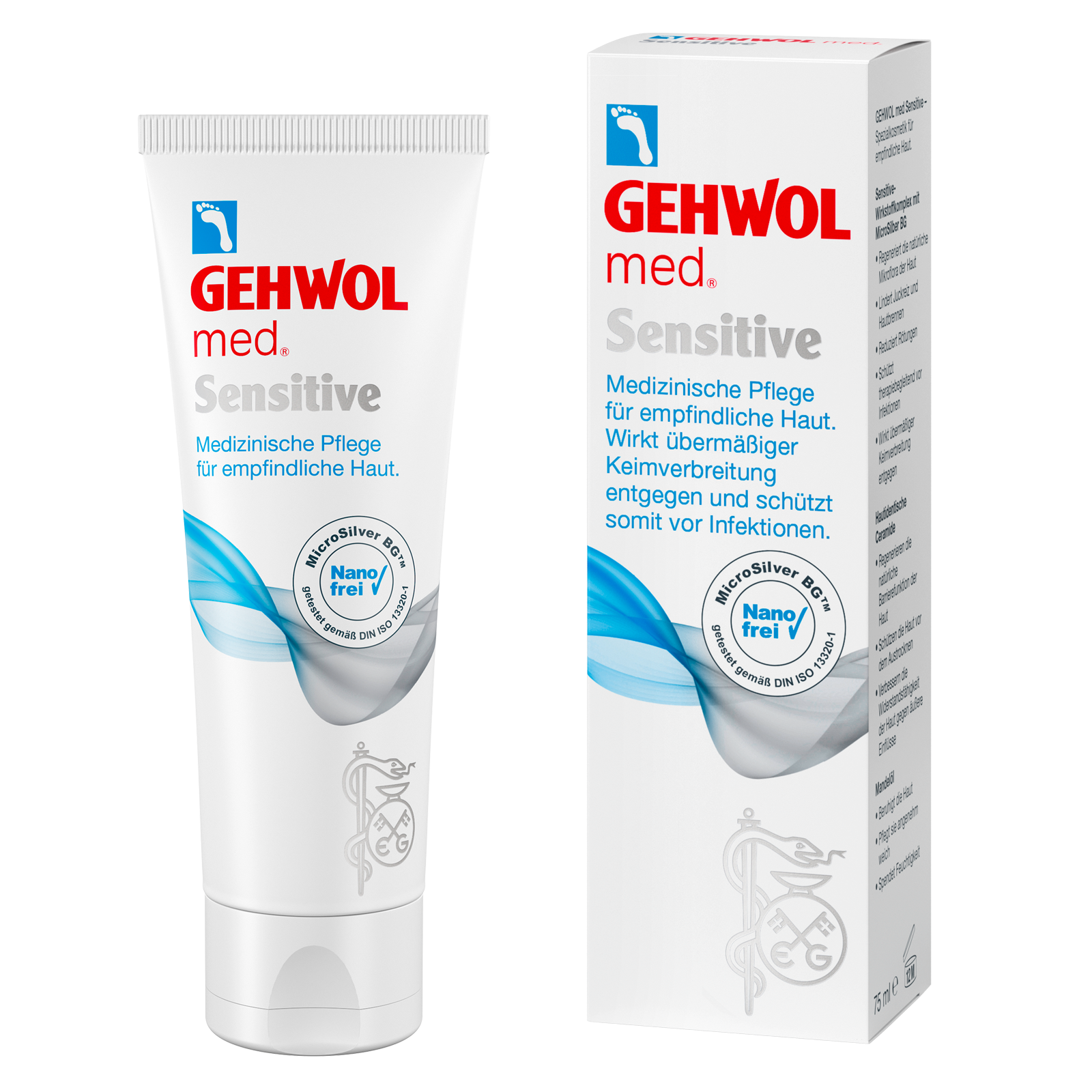 Gehwol Sensitive jalakreem sügelevale ja punetavale nahale<span> - </span>75ml