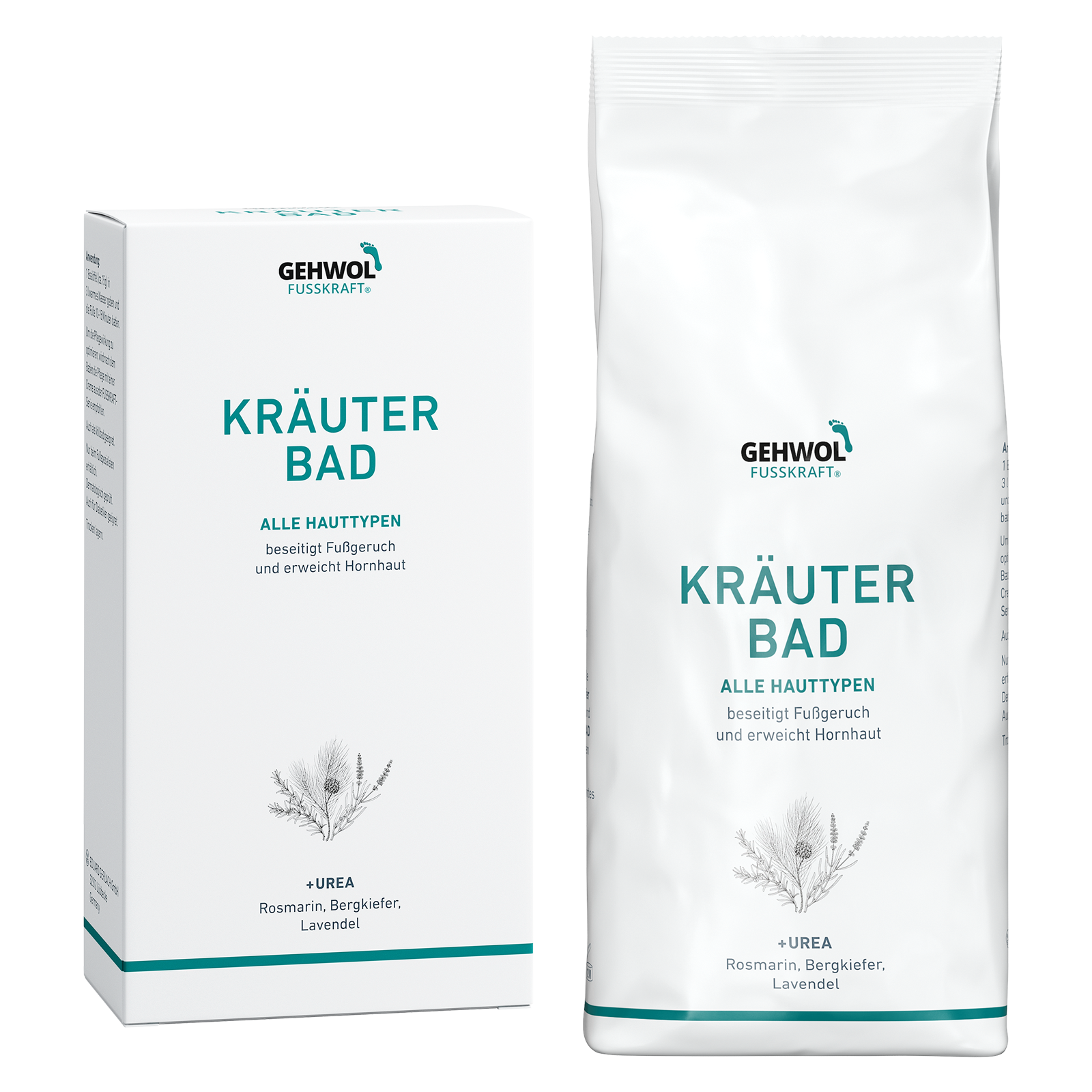 Gehwol Fusskraft taimnevann (Kräuter Bad)<span> - </span>400g