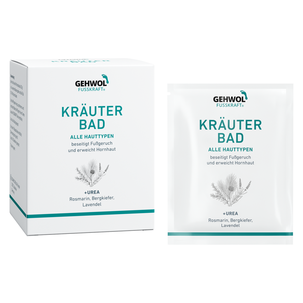 Gehwol Fusskraft taimnevann (Kräuter Bad)<span> - </span>20g x 10tk