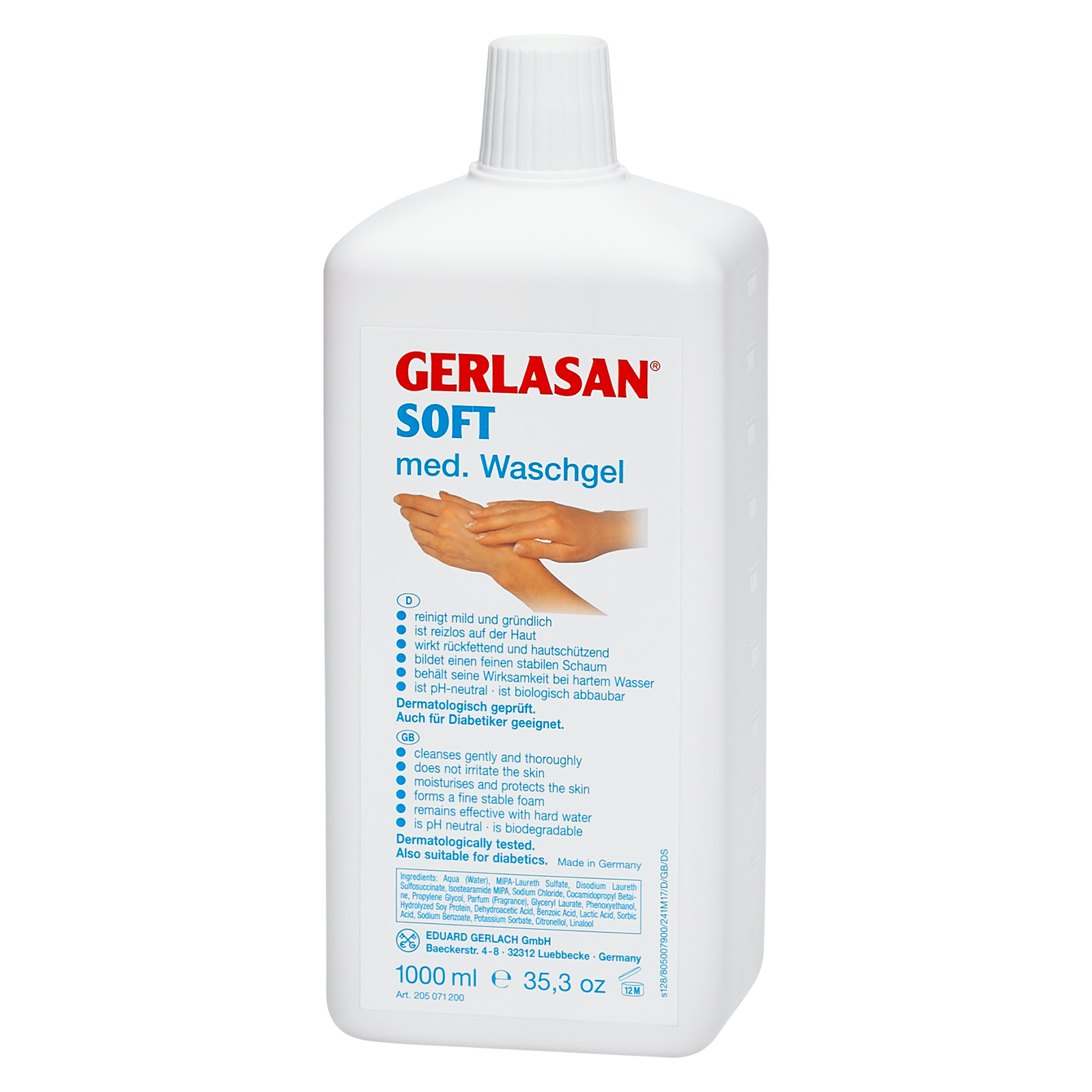 Gerlasan Soft med. käte pesemisgeel